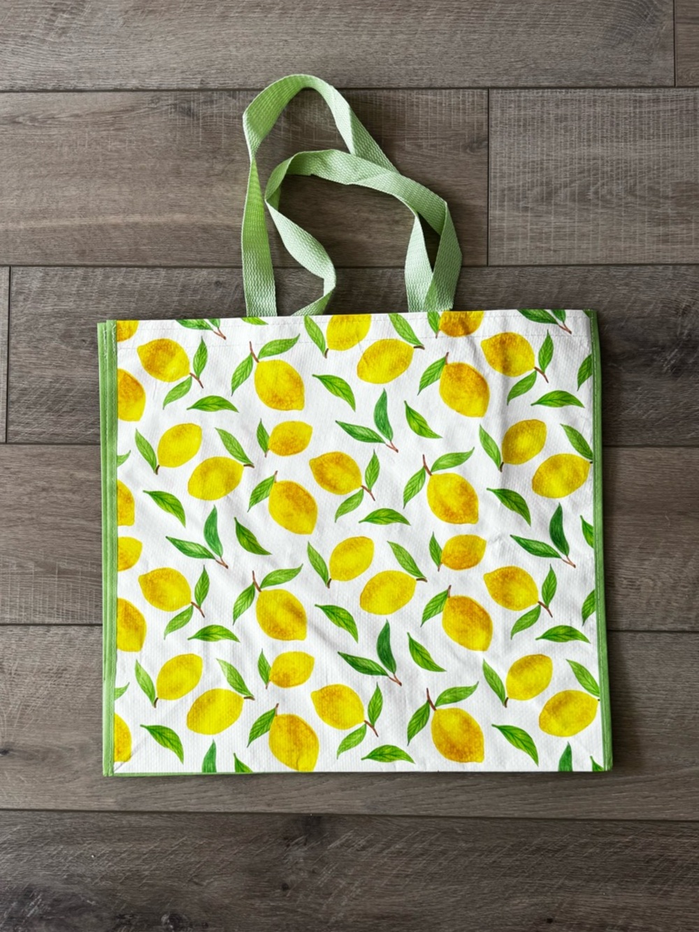 Homegoods TJMaxx Marshalls Viral Lemon Print Reusable Shopper Tote Bag NWOT